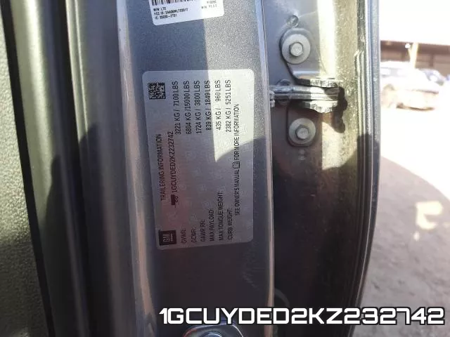 1GCUYDED2KZ232742 фото 2