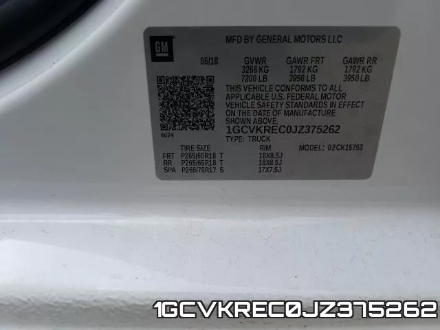 1GCVKREC0JZ375262 фото 2
