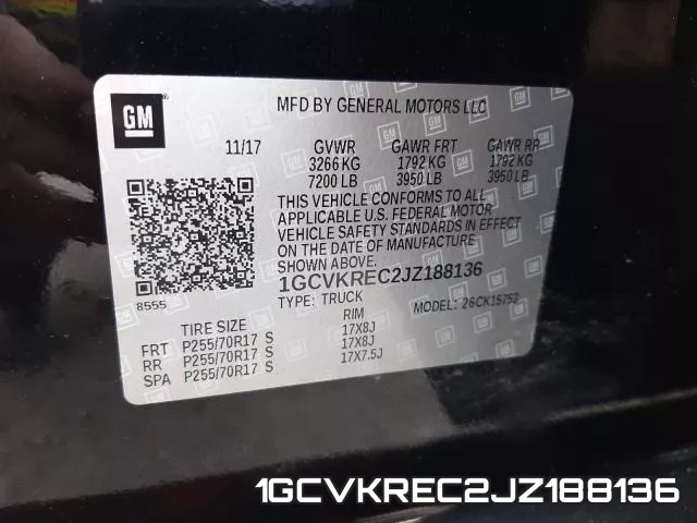 1GCVKREC2JZ188136 фото 2
