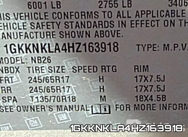 1GKKNKLA4HZ163918 фото 10