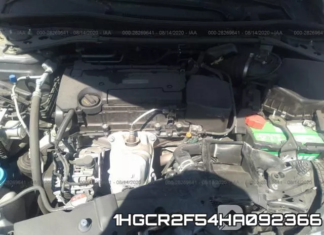 1HGCR2F54HA092366 фото 2
