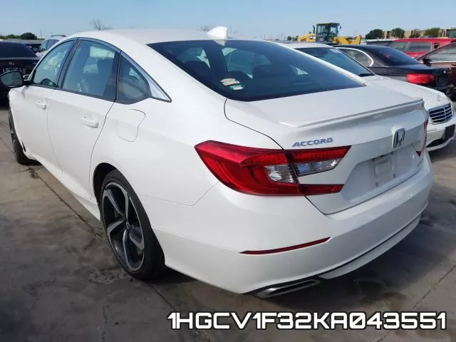 1HGCV1F32KA043551 фото 4