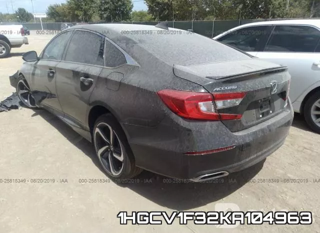 1HGCV1F32KA104963 фото 4