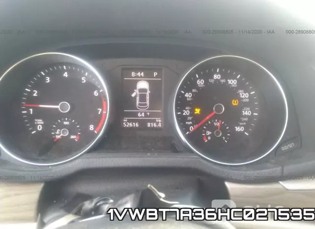 1VWBT7A36HC027535 фото 8