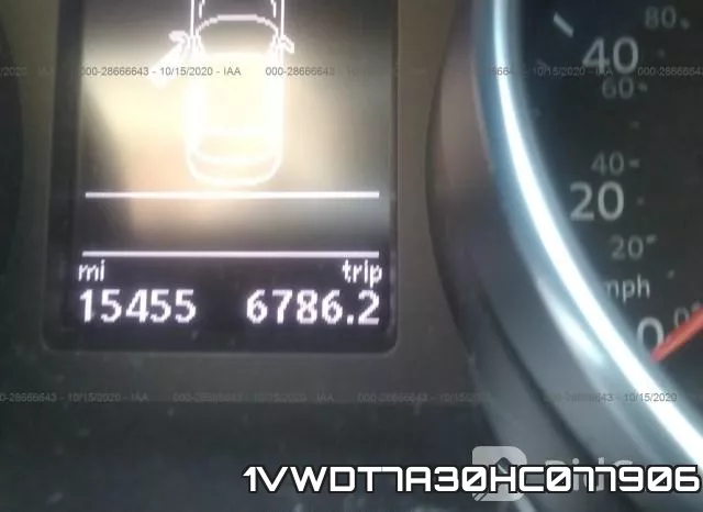 1VWDT7A30HC077906 фото 8