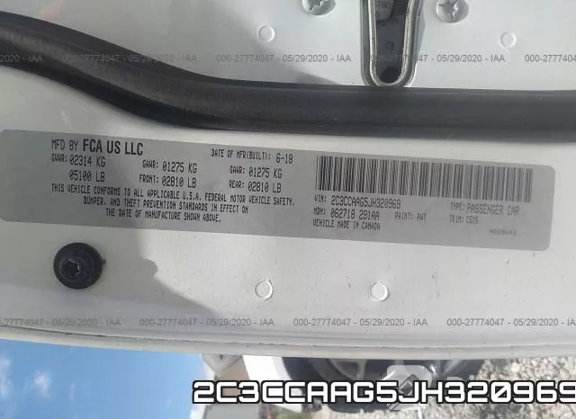 2C3CCAAG5JH320969 фото 10