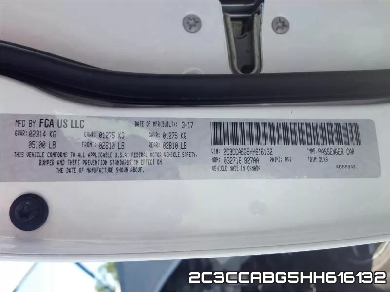 2C3CCABG5HH616132 фото 2