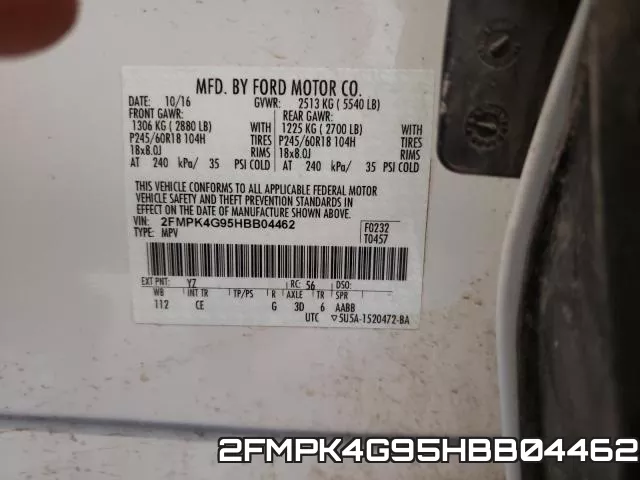 2FMPK4G95HBB04462 фото 2