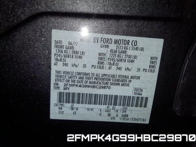 2FMPK4G99HBC29870 фото 2