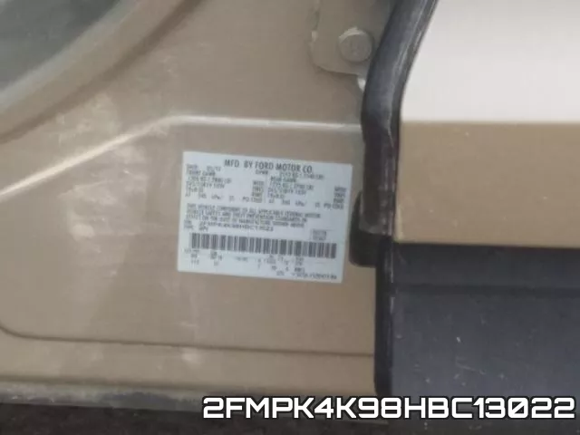 2FMPK4K98HBC13022 фото 2