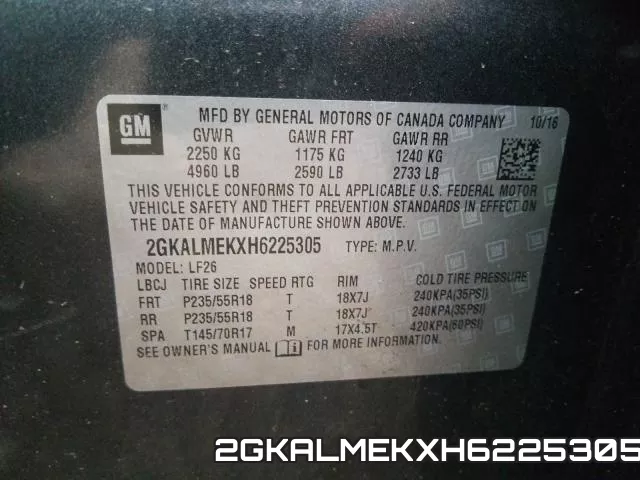 2GKALMEKXH6225305 фото 2