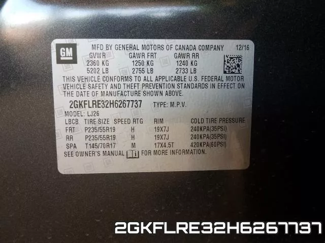 2GKFLRE32H6267737 фото 2