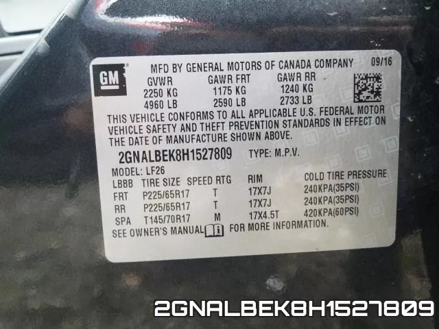 2GNALBEK8H1527809 фото 2