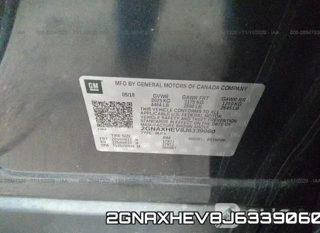 2GNAXHEV8J6339060 фото 10