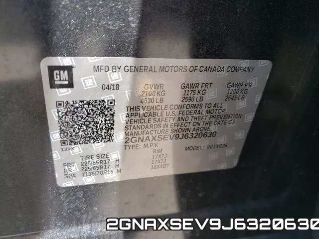 2GNAXSEV9J6320630 фото 2