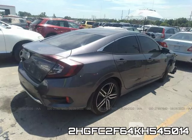 2HGFC2F64KH545014 фото 5