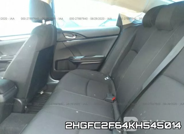 2HGFC2F64KH545014 фото 9