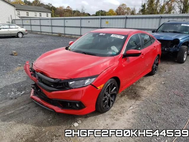 2HGFC2F80KH544539 фото 3