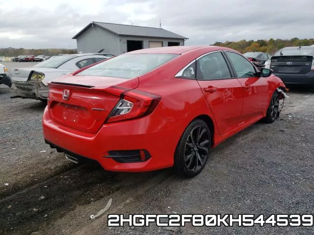 2HGFC2F80KH544539 фото 5