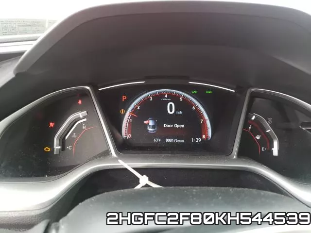 2HGFC2F80KH544539 фото 9