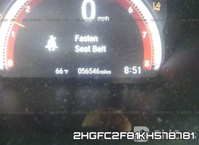 2HGFC2F81KH578781 фото 8
