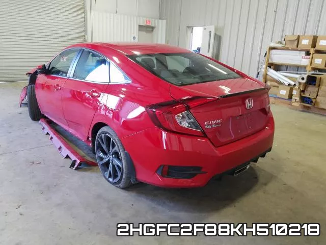 2HGFC2F88KH510218 фото 4