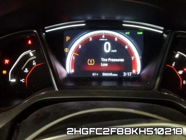 2HGFC2F88KH510218 фото 9
