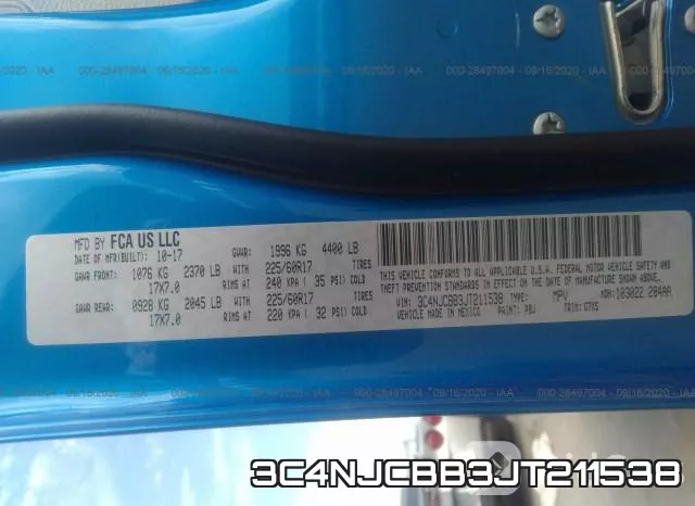 3C4NJCBB3JT211538 фото 10