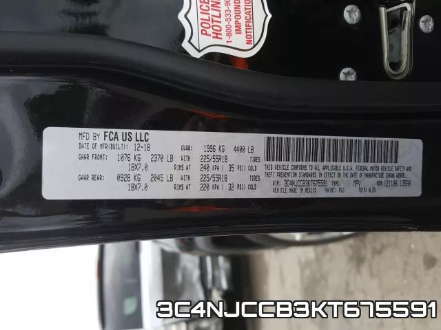 3C4NJCCB3KT675591 фото 2