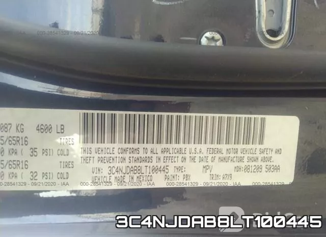 3C4NJDAB8LT100445 фото 10