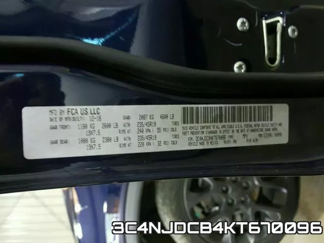 3C4NJDCB4KT670096 фото 2