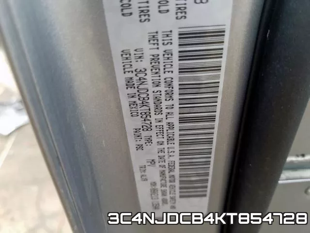 3C4NJDCB4KT854728 фото 2