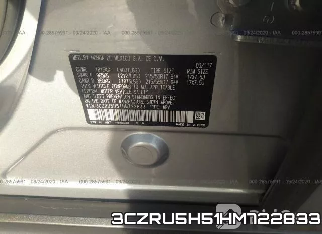 3CZRU5H51HM722833 фото 9
