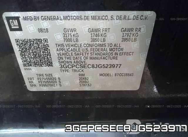 3GCPCSEC8JG523977 фото 10