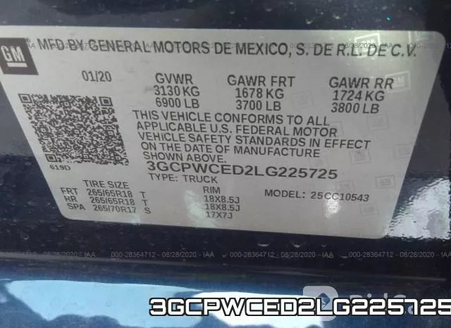 3GCPWCED2LG225725 фото 10