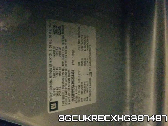 3GCUKRECXHG387487 фото 2