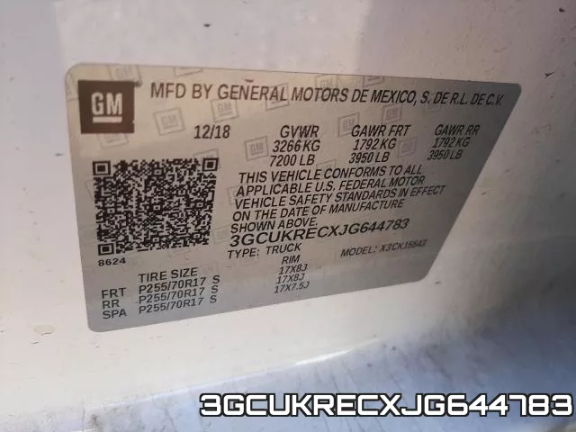 3GCUKRECXJG644783 фото 2