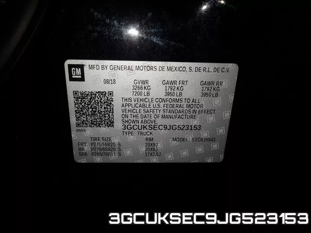 3GCUKSEC9JG523153 фото 2