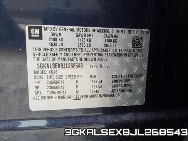3GKALSEX8JL268543 фото 2