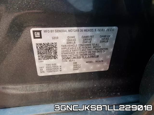 3GNCJKSB7LL229018 фото 2