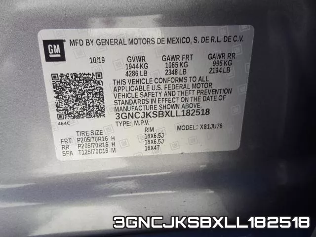 3GNCJKSBXLL182518 фото 2