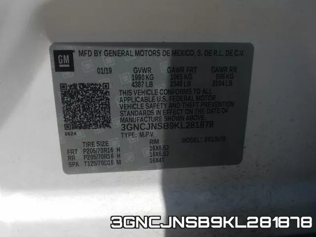 3GNCJNSB9KL281878 фото 2