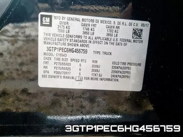 3GTP1PEC6HG456759 фото 2
