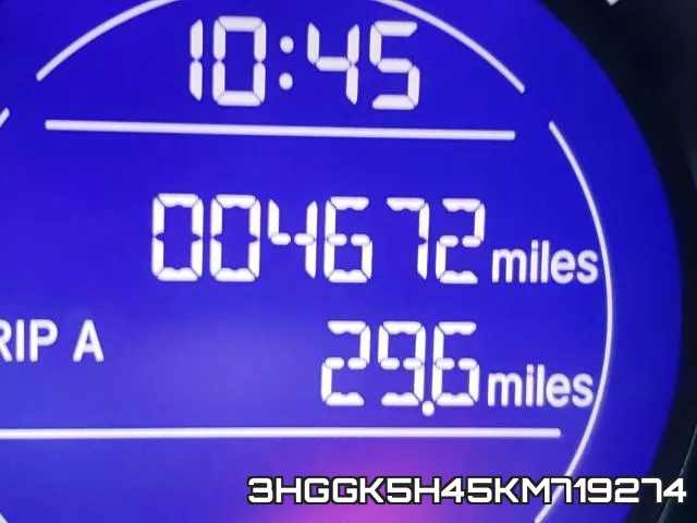 3HGGK5H45KM719274 фото 9