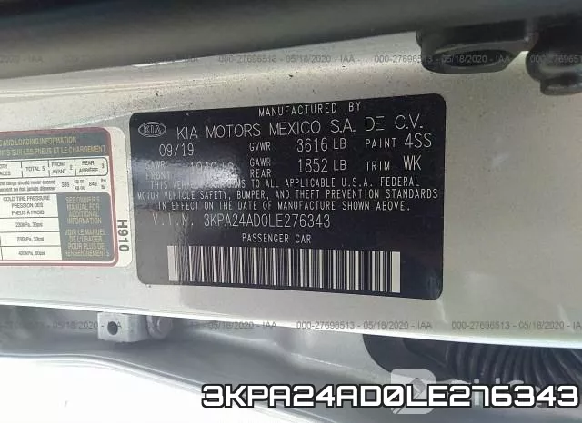 3KPA24AD0LE276343 фото 10