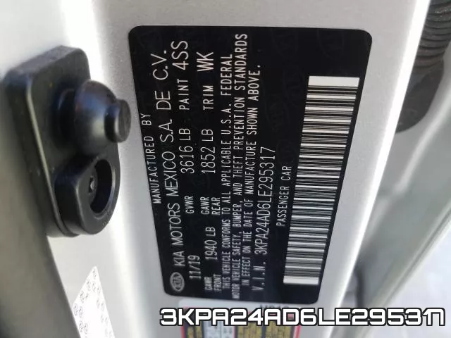 3KPA24AD6LE295317 фото 2