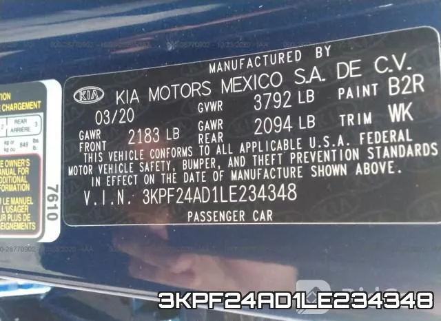3KPF24AD1LE234348 фото 10