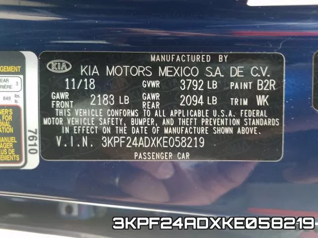 3KPF24ADXKE058219 фото 2