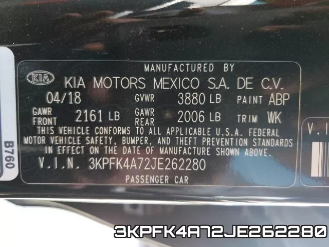 3KPFK4A72JE262280 фото 2