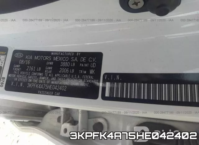 3KPFK4A75HE042402 фото 10